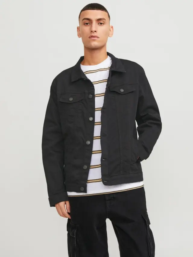 JPSTBLAINE JJICON JACKET Black 3