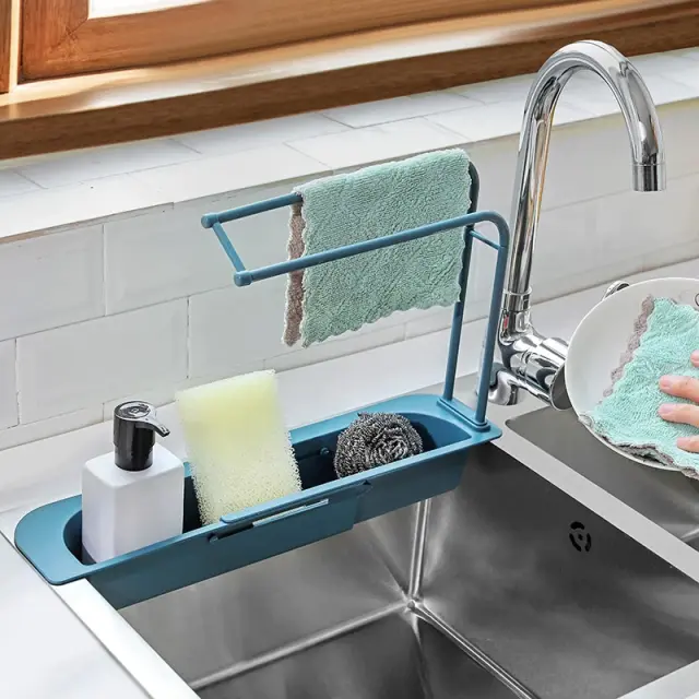 Ρυθμιζόμενη βάση οργάνωσης νεροχύτη Sink shelf