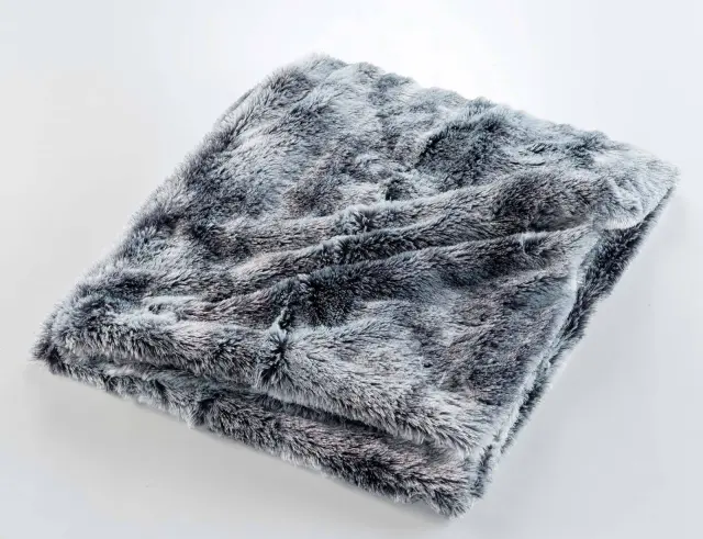 Κουβέρτα Antartic Douceur d'intérieur με εσωτερική επένδυση fleece και διαστάσεις 125x150cm - Grey 1605600 3