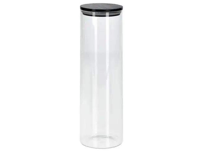 Γυάλινο Βάζο Excellent Houseware με καπάκι και χωρητικότητα 1.32lt CD1002520