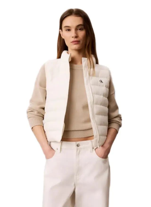 Calvin Klein γυναικείο αμάνικο packable κροπ μπουφάν LV047G506G-2
