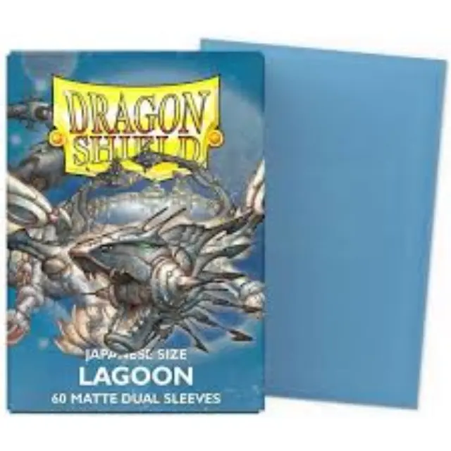 Dragon Shield Japanese size Dual Matte Sleeves - Lagoon 'Saras' (60 Sleeves) 2
