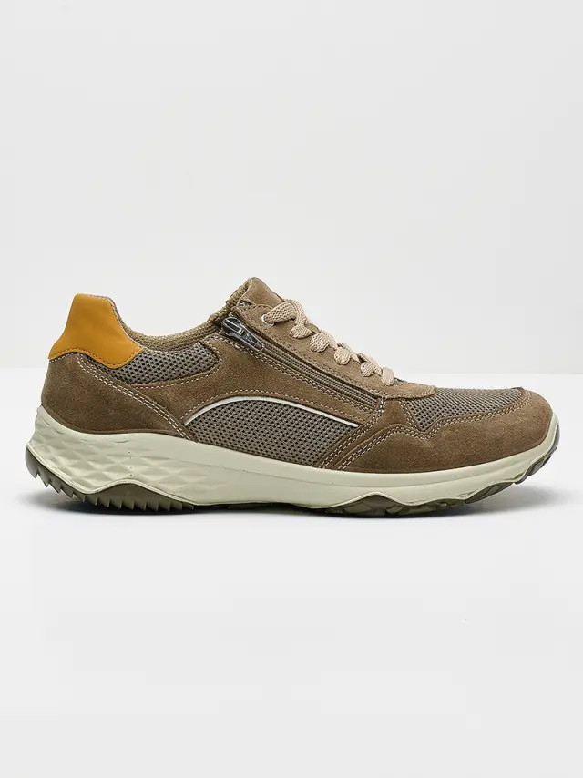 Imac Sneakers Ανδρικό δέρμα Nubuck/ύφασμα Μπεζ IMA/352270 TORTORIA - 41 2