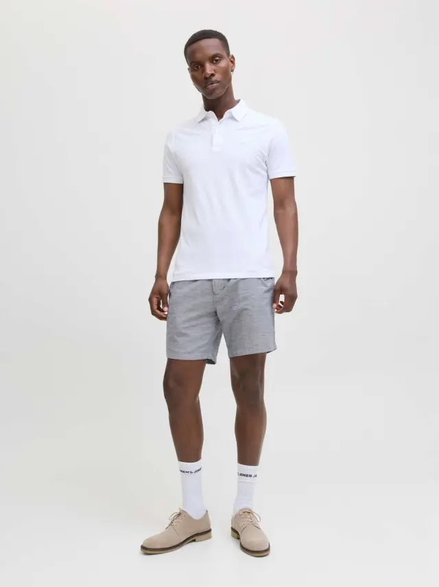JPSTACE SUMMER LINEN BLEND SHORT SRT SN Faded Denim 2