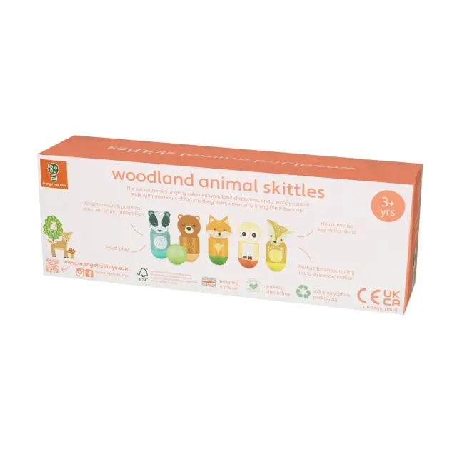 Παιχνίδι Μπόουλινγκ Woodland Orange Tree Toys 2
