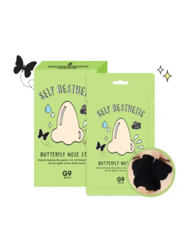 G9 Self Aesthetic Butter-fly Nose Strip 2g για Απομάκρυνση Μαύρων Στιγμάτων 2