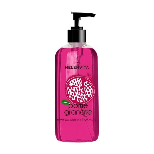 HELENVITA Shower Gel & Bubble Bath Pomegranate Αφρόλουτρο 490ml