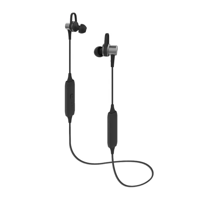 Bluetooth Hands Free Noozy BH40 Sport Magnetic Necklace Multi Pairing Γκρι 3