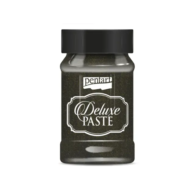 Deluxe paste 100 ml Pentart, Μαύρο-Χρυσό