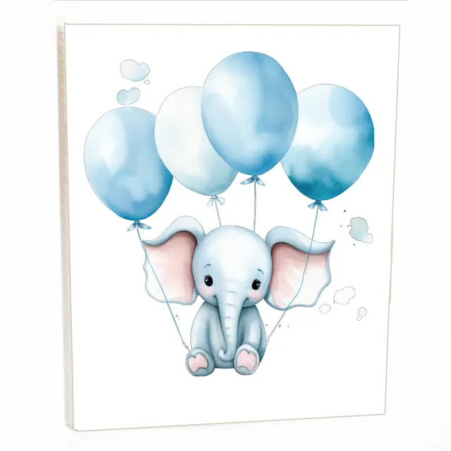 Άλμπουμ pocket με θήκες για 40 φωτογραφίες 15Χ21 blue elephant 03