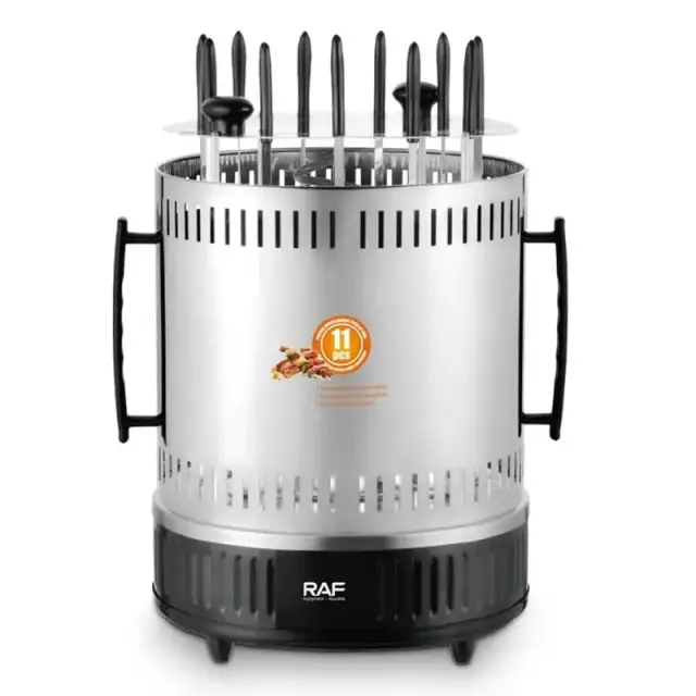 RAF R.8628 Ηλεκτρική Κάθετη Ψησταριά 1500W 11pcs - Electric Skewers 92002 2