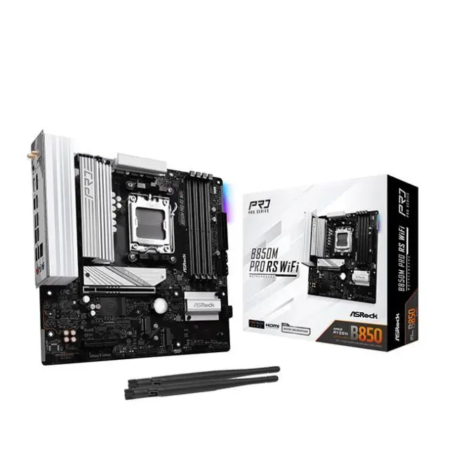 ASRock Motherboard B850M Pro RS WIFI (90-MXBR70-A0UAYZ)