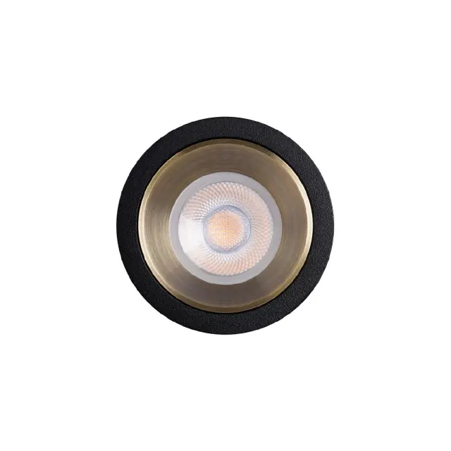 Ikon 03299G/BBS Χωνευτό σποτ σταθερό GU10/PAR16 ø7.5cm black-bronze Bronze Μαύρο