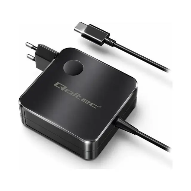 Qoltec Φορτιστής 100W GaN Super Fast USB-C PD 5-20V 3-5A (51779)