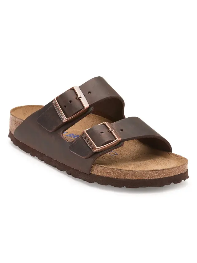 Birkenstock Πέδιλα Unisex δέρμα Oiled Καφέ BIR/ARIZONA SOFT 452763 HABANA 2