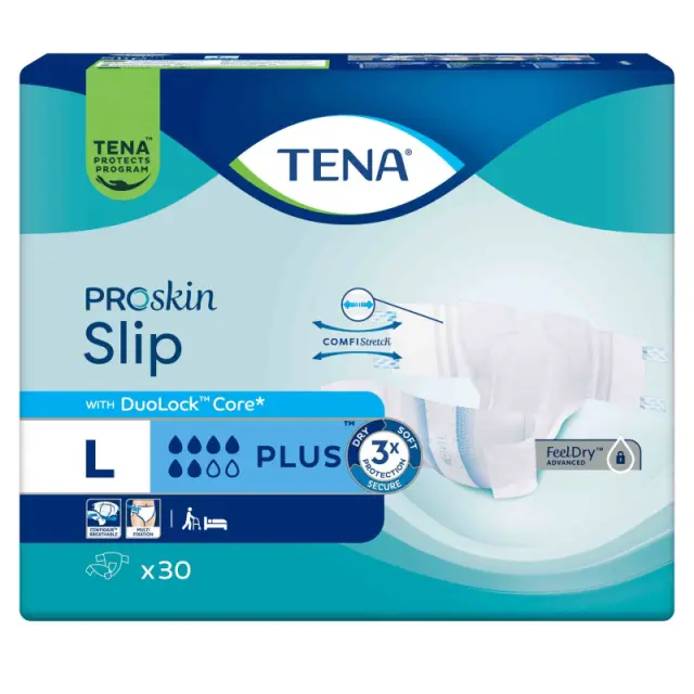 Πάνες ακράτειας Tena Slip Large Plus 30 τεμαχίων