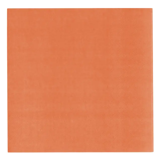 Χαρτοπετσέτες φαγητού 3φύλλες Vert Decor 33x33cm Dark Orange/ 20 τεμ - Πορτοκαλί
