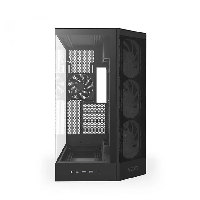 NZXT PC Case H9 Flow RGB Midi Tower Black (CM-H92FB-R1) 3