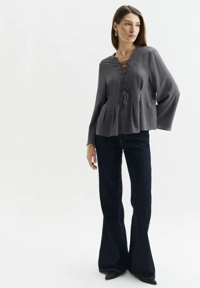 EMME BY MARELLA “EMMGAMBERO” BLOUSES (26251160212 GREY) - 44 2