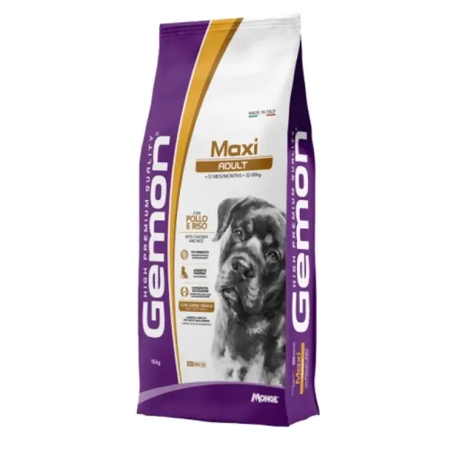 Gemon Adult Maxi Ξηρά Τροφή για Σκύλους με Κοτόπουλο & Ρύζι 20kg