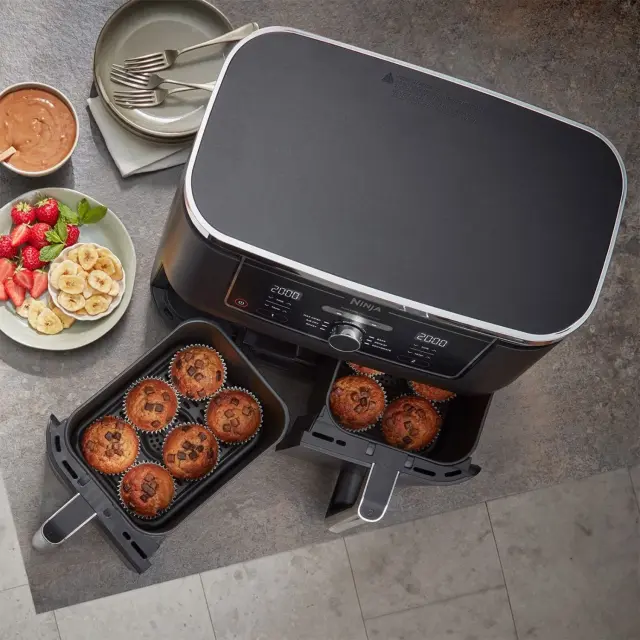 Ninja Double Air Fryer 9.5lt Black (AF400EU) (SNIAF400EU) SHARK NINJA 2