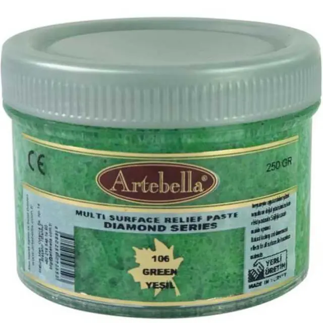 Artebella Πάστα Relief Diamond Series 106 Green - 250gr