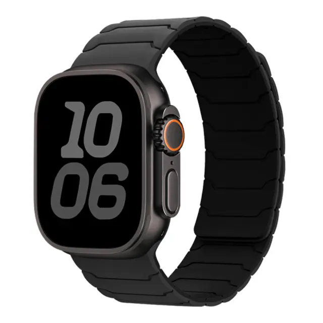 Watchband Hoco WA39 Flex Series 38/40/41/42mm Silicon Strap για Apple Watch series 1/2/3/4/5/6/7/8/9/SE/SE2 Μαύρο