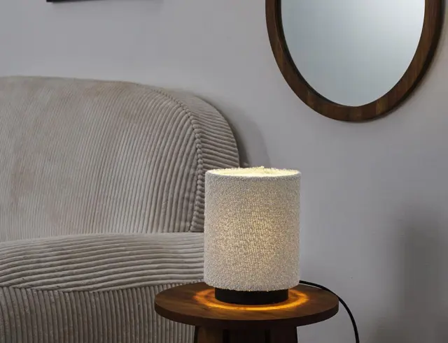 Επιτραπέζιο φωτιστικό Home Deco Factory με διαστάσεις 15x15x20cm - White LA0089 3