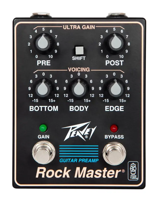 PEAVEY ROCK MASTER GUITAR PREAMP PEDAL