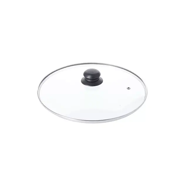 Γυάλινο Καπάκι για Κατσαρόλα & Τηγάνι 22cm με Τρύπα Ατμού