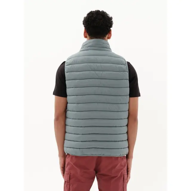 Emerson Lightweight Puffer Vest Jacket (231.EM10.140-Pine) - Γκρί 2