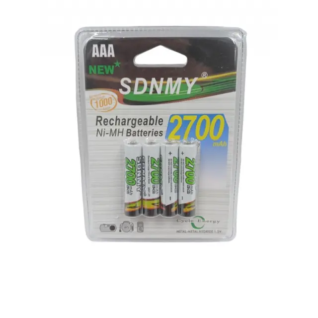 ΜΠΑΤΑΡΙΕΣ ΕΠΑΝΑΦΟΡΤΙΖΟΜΕΝΕΣ 2700mAh NH-AAA
