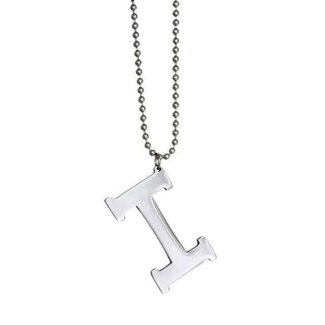 Ghetto H Letter Stainless Steel Necklace Unisex