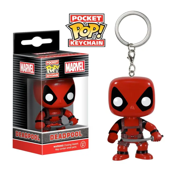 Funko Pocket Pop!: Marvel - Deadpool Booble Head Vinyl Figure Keychain