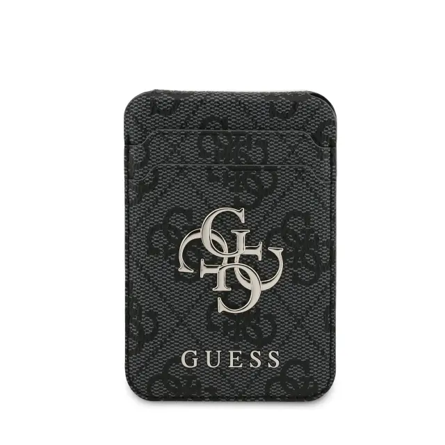 Guess 4G Metal Logo MagSafe Cardslot Stand Black 3