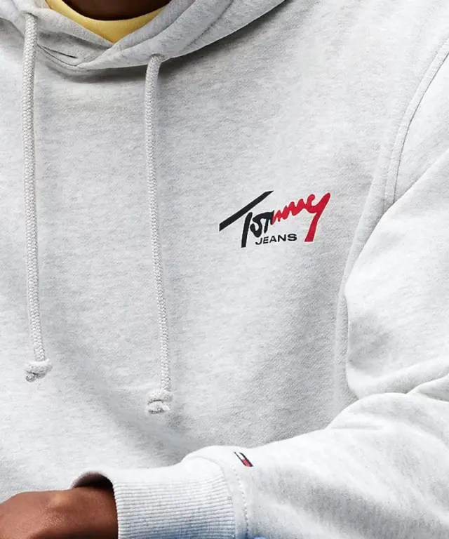 Tommy Hilfiger - Ανδρικό Φούτερ Entry Sign Regular Fit DM0DM22680-P08 Γκρι 3