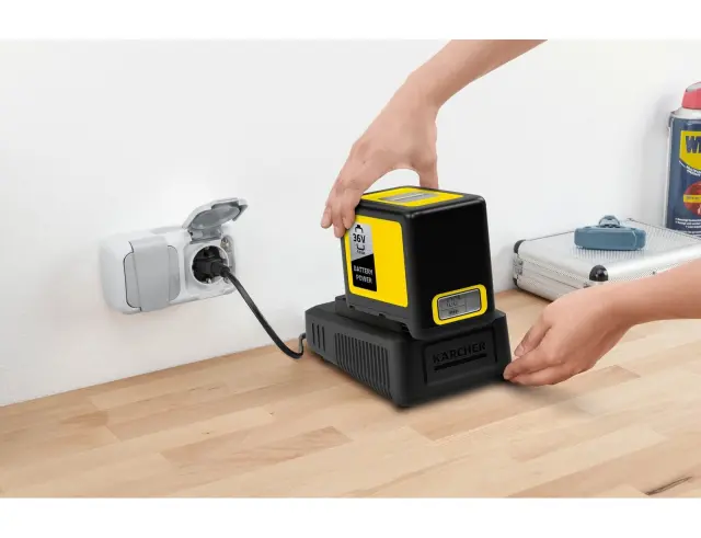 Karcher Σετ Μπαταρία Λιθίου 36V 5Ah (2.445-065.0) με Φορτιστή 36V2.445-065.0 2