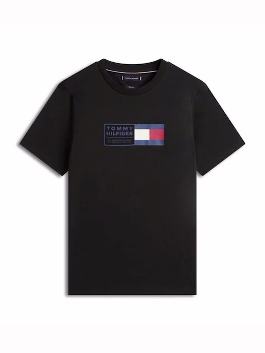 Tommy Hilfiger Crew Neck T-shirt Μαύρο Μαύρο 3