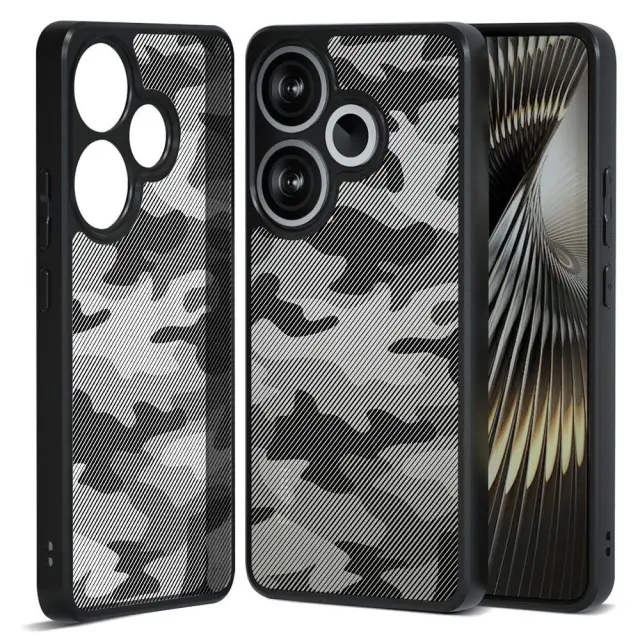 Hybrid Back Cover Θήκη για Xiaomi Poco F6 5G- Artistic Camouflage OEM