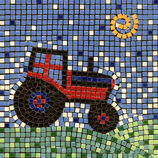 Σετ Με Μίνι Κεραμικές Ψηφίδες 20x20cm, Tractor