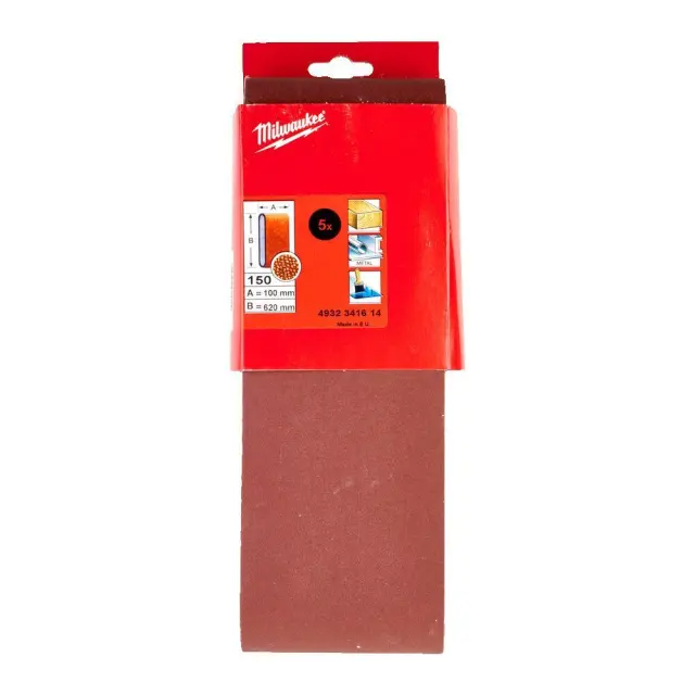 Milwaukee 4932341614 - Ταινία Λείανσης 5τμχ Κ150 100x620mm