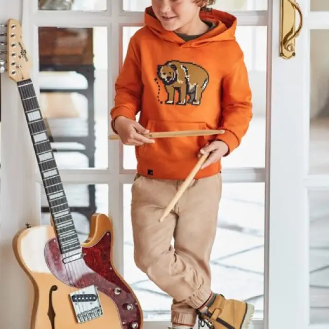 Baby 6 μηνών έως 4 ετών Παντελόνι kotlñe skater fit βαμβάκι BCI βωλίτης - 3Ε 2
