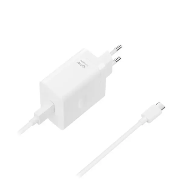 Oppo Φορτιστής VCBAOBEH 100W 1x USB-A with USB-A to USB-C Cable White