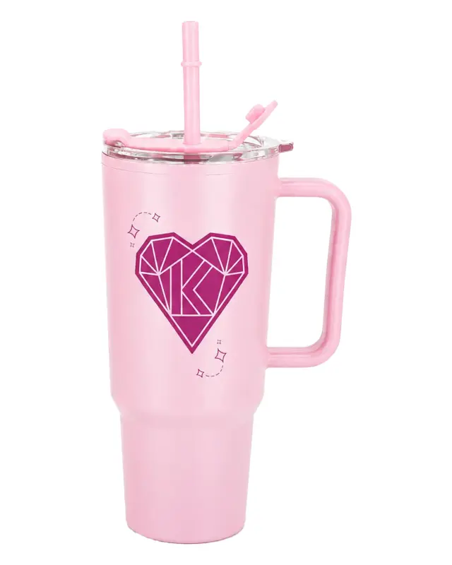ΠΑΓΟΥΡΙ TUMBLER 1000ml / ΡΟΖ - KONSTANTINA 6