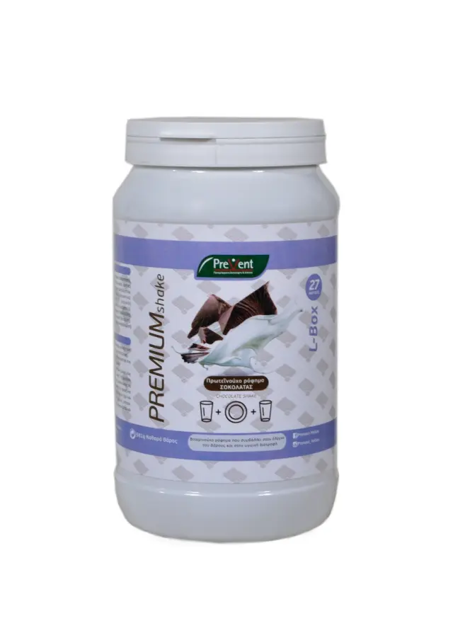 PreVent | Premium Shake L-Box | Υποκατάστατο Γεύματος με Γεύση Σοκολάτα | 581gr