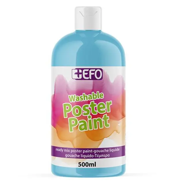 Τέμπερα +Efo 500ml Γαλάζιο