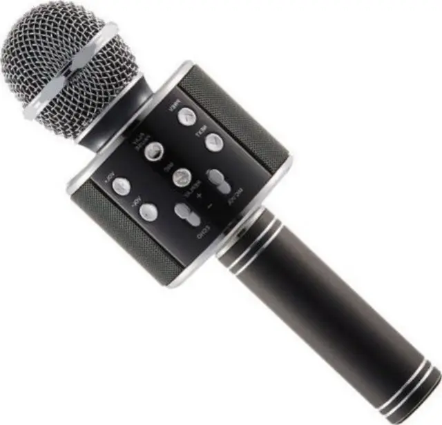 WSTER WS-858 Ασυρματο Μικροφωνο Karaoke WS-858 Μαυρο 2