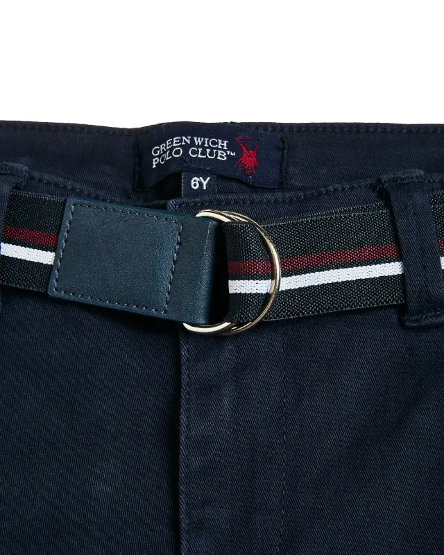 Παντελόνι chinos με ζώνη Greenwich Polo Club 2
