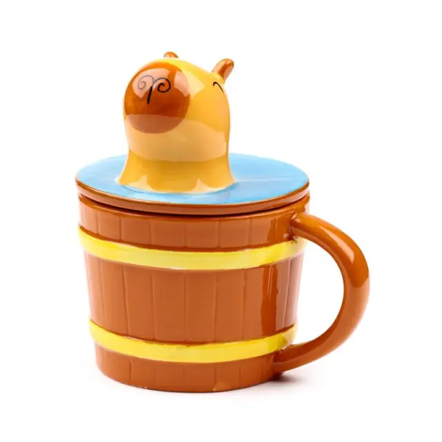 Puckator Κεραμική Κούπα με Καπάκι: Capybara