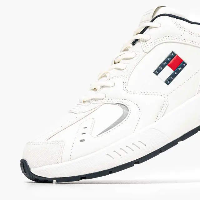 Ανδρικά Sneakers Tommy Hilfiger EM0EM01621-YBL Λευκά Άσπρο - 44 3